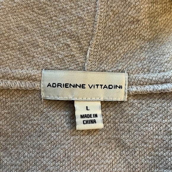 Adrienne Vittadini cardigan sweater womens size large tan/cream 50% wool - Picture 7 of 8